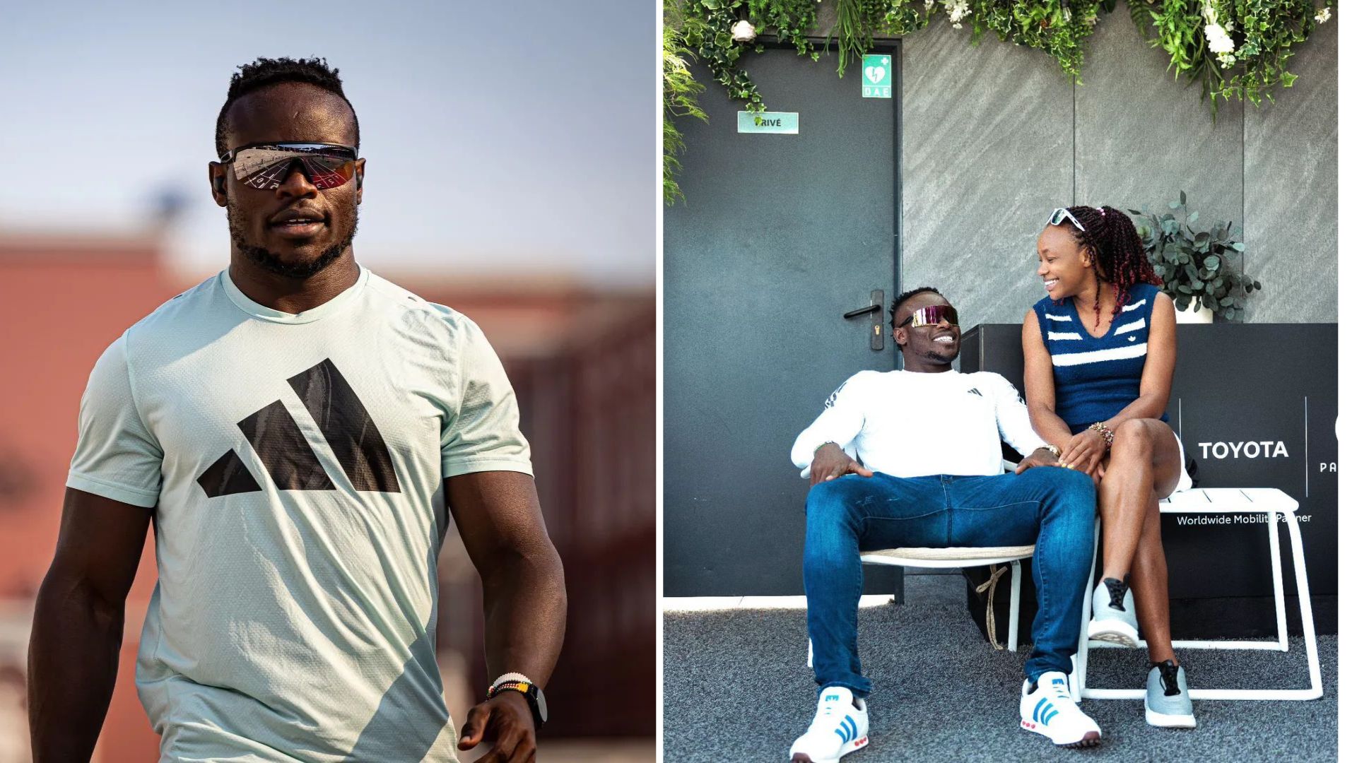 Some things are inseparable: Ferdinand Omanyala denies breaking up with his wife